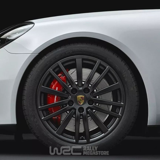CACHE MOYEU PORSCHE NOIR 76MM